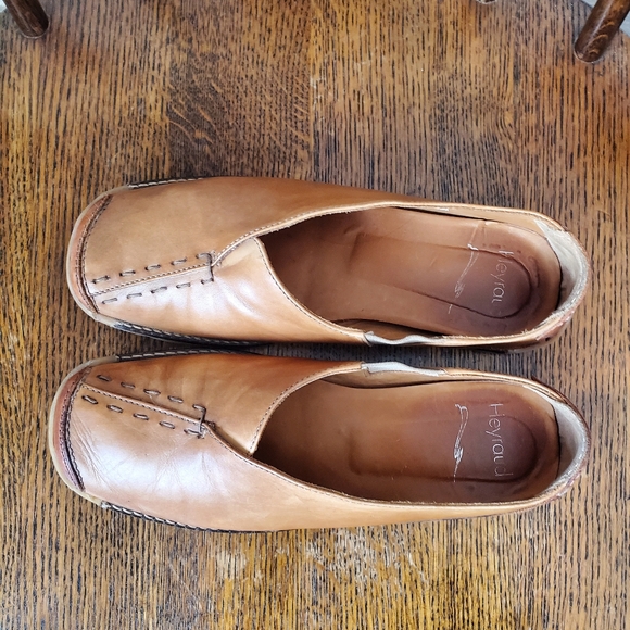 Heyraud Paris RARE Leather Artisan Loafers Slip On - Picture 4 of 14